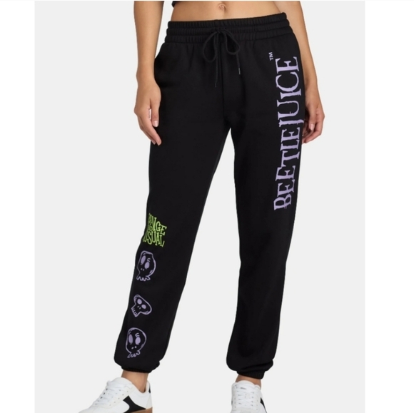 Beetlejuice strange and unusual jogger sweatpants - Picture 1 of 7